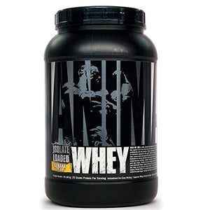 Animal Whey Isolate Whey Protein Powder, Isolate Loaded for Post Workout and Recovery, Low Sugar with Highly Digestible Whey Isolate Protein, 2 lbs, Banana Cream, 2 Pound, 32 Oz