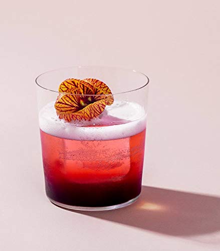 Rishi Tea Schisandra Berry Sparkling Botanicals Sparkling Water - Organic, Unsweetened, Zero Added Sugar, Caffeine Free, Real Plants, Virtus Botanicals - 12 oz (Pack of 12)