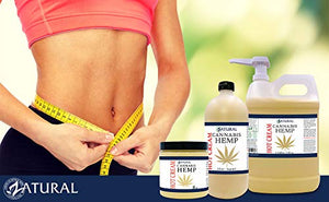 Zatural Hemp Hot Cream with Essential Oil Blend, Aloe, Hemp, and More (Gallon)