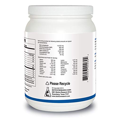 Biotics Research Corporation - Whey Protein Isolate 16 oz (Unflavored)