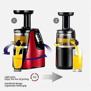 Slow Masticating Juicer Big Mouth Cold Press Juicer Cold Press Juicing Durable For Motor And Reverse Fruits Quiet Vegetables Machine With Function ZJ666