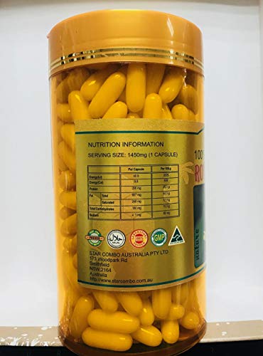Vien SUA ONG Chua Costar Royal Jelly Soft Gel Capsules 1450mg (365 viên) - Made in Australia