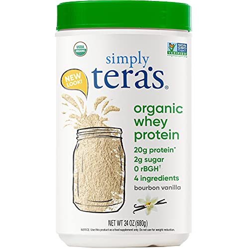 Tera's Whey Organic Protein, Bourbon Vanilla, 24 oz
