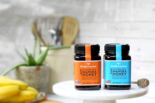 Wedderspoon Raw Premium Genuine New Zealand Manuka Honey, 8.8 Ounce