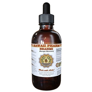 Brahmi Liquid Extract, Brahmi Liquid (Bacopa Monnieri) Tincture Supplement 4 Oz