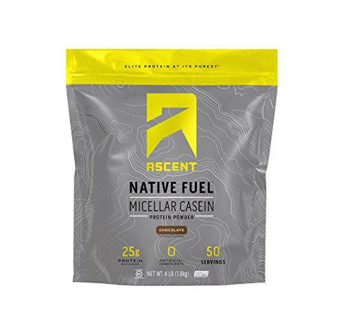 Ascent Native Fuel Micellar Casein Protein Powder - 4 Lbs - Chocolate