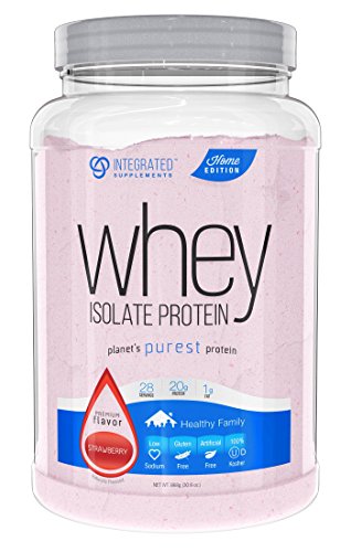 Integrated Supplements CFM Whey Protein Isolate Diet Supplement, Strawberry, 868g