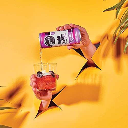 Remedy Natural Energy Drink - Sugar Free, USDA Organic, Low Carb & Low Calorie - Clean Energy with Caffeine & Antioxidants - Sparkling Blackberry - 8.5 Fl Oz Can, 12-Pack