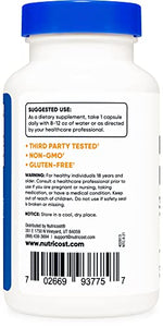 Nutricost N-Acetyl L-Tyrosine (NALT) 350mg, 120 Capsules (3 Bottles) - Gluten Free, Non-GMO