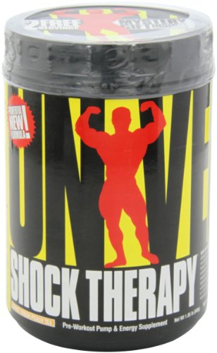 Universal Nutrition Shock Therapy Pre-Workout Pump & Energy Supplement, with BCAA complex, Creatine, and Electrolytes - Peach Tea - 42 Servings