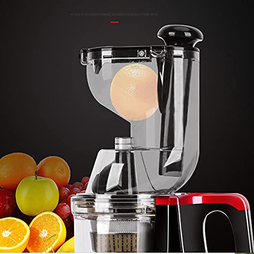 XBYUNDING Juicer Machines，Slow Masticating Juicer Extractor Cold Press Juicing Machine for Fruits And Vegetables,Stainless Steel Wide Mouth High Juice Yield,Extract Healthy Nutrition