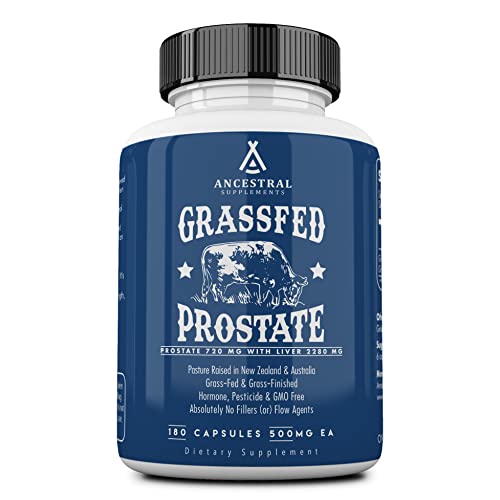 Ancestral Supplements Prostate (with Desiccated Liver) — Supports Prostate Health (180 Capsules)