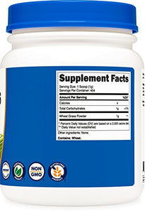 Nutricost Wheatgrass Powder 1 LB - Non GMO, Superfood