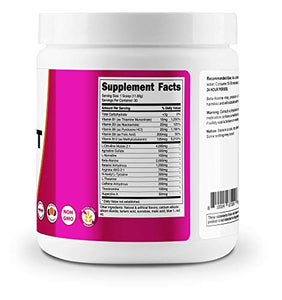 Nutricost Pre-Workout Powder for Women Grape (30 Serv)