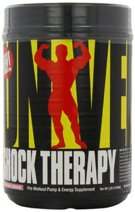 Universal Nutrition Shock Therapy Pre-Workout Pump & Energy Supplement, with BCAA complex, Creatine, and Electrolytes - Pink Lemonade - 42 Servings