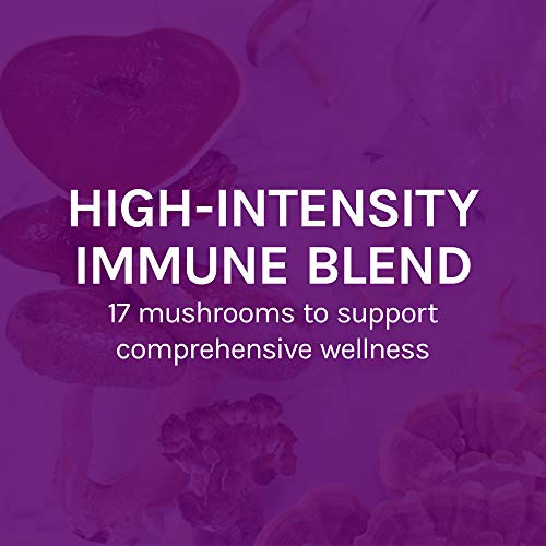 Host Defense, MyCommunity Capsules, Advanced Immune Support, Mushroom Supplement with Lion’s Mane, Reishi, Vegan, Organic, 30 Capsules (15 Servings)