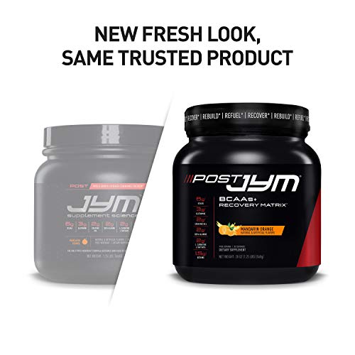 Post JYM Active Matrix, Post-Workout with BCAA's, Glutamine, Creatine HCL, Beta-Alanine and More, JYM Supplement Science, Blue Arctic Freeze, 30 Servings, 22 Oz