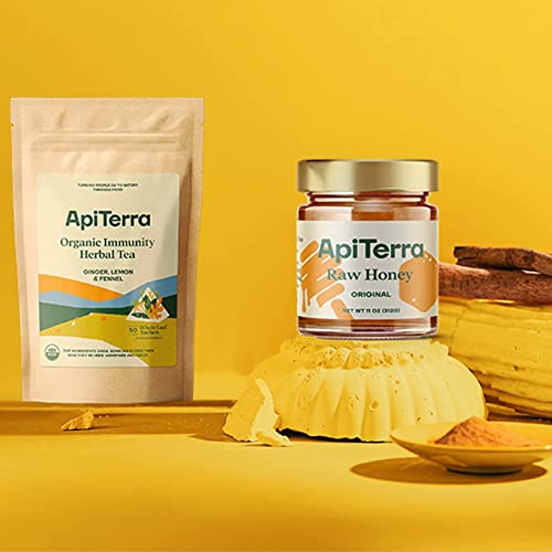 ApiTerra - Original Raw Honey , whipped & spreadable 11oz (pack of 3)