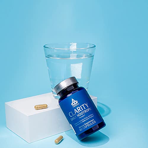 Thrivous Clarity - Enhance Brain Function, Memory, Focus & Mood - Advanced Natural Nootropic Supplement: Synapsa Bacopa Monnieri, L Theanine, Rhodiola Rosea, Vitamin B Complex, Zinc Picolinate