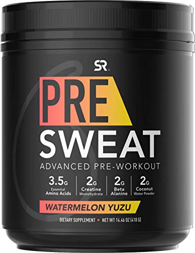 PRE Sweat Advanced Pre-Workout Energy Powder (Watermelon Yuzu) 14.46 oz