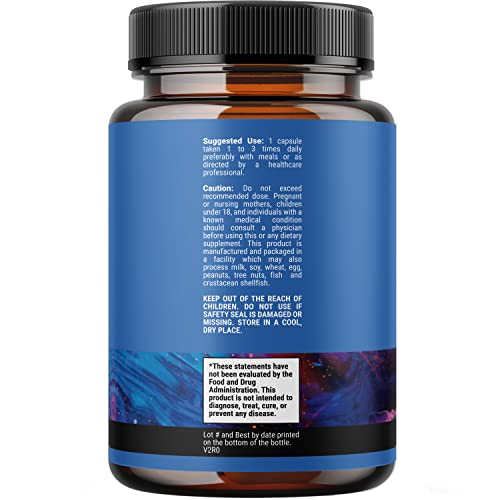 Pure MSM Supplement Capsules  Joint Support for Increased Flexibility and Pain Relief with Anti Wrinkle, Anti Aging Collagen Boosting Pills and Antioxidant Supplement For Men and Women