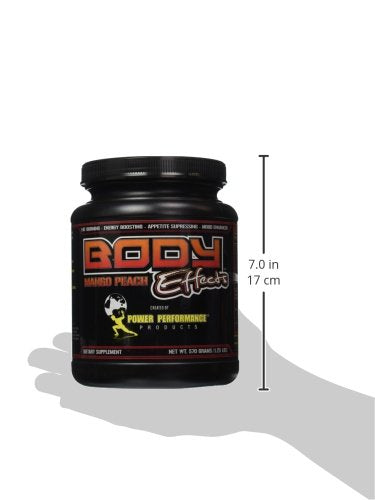 Power Performance Products Body Effects Pre Workout Supplement, Mango Peach, 570 grams (1lbs. 4.1oz)