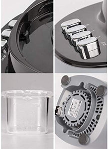 QIN Juicer Machines, Slow Masticating Juicer Extractor Easy to Clean, Quiet Motor, BPA-Free, Cold Press Juicer for Fruits and Vegetable