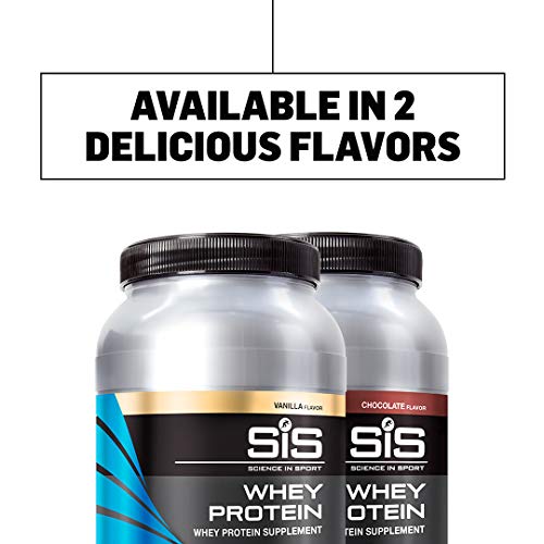 SCIENCE IN SPORT Whey Protein Powder, 22g Protein, 5g BCAAs, 2.5g Leucine, Increases Rate of Muscle Protein Synthesis, Low Carb, Maintenance & Growth of Lean Muscle Mass, No Added Sugar Vanilla 2.2lbs