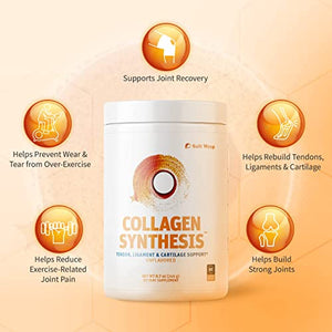 SaltWrap Collagen Supplement for Joints with FORTIGEL, TENDOFORTE – NSF Certified Collagen Synthesis Powder for Joint Recovery, Tendons, Ligaments, Cartilage, Pre and Post-Exercise Collagen Peptides