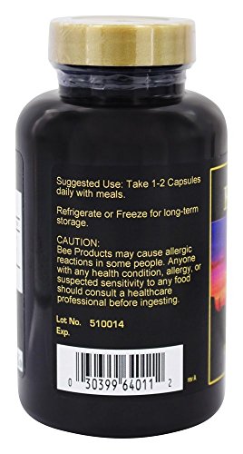 Royal Jelly One Gram CC Pollen 60 Caps