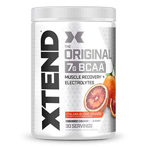 XTEND Original BCAA Powder Italian Blood Orange | Sugar Free Post Workout Muscle Recovery Drink with Amino Acids | 7g BCAAs for Men & Women | 30 Servings