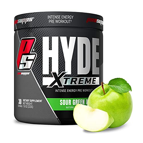 ProSupps® Mr. Hyde® Xtreme (Former NitroX) Pre-Workout Powder Energy Drink - Intense Sustained Energy, Pumps & Focus with Beta Alanine, Creatine & Nitrosigine, (30 Servings, Sour Green Apple)