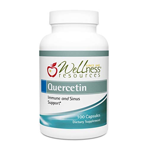 Quercetin - Immune, Sinus and Allergy Support 1000mg per Serving - (100 caps/50 Servings) Vegan, Non-GMO