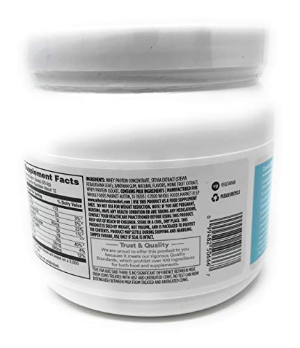 365 by Whole Foods Market, Protein Whey Grassfed Vanilla, 10.8 Ounce