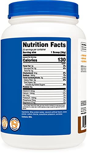 Nutricost Whey Protein Isolate (Mocha) 2LBS