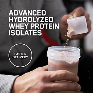 Optimum Nutrition Platinum Hydrowhey Protein Powder, 100% Hydrolyzed Whey Protein Isolate Powder, Flavor: Turbo Chocolate, 3.61 Pounds