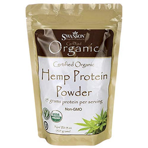 Swanson Certified Organic Hemp Protein 15 Ounce (425 g) Pwdr