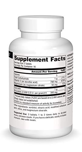 Source Naturals Activated Quercetin - Plant-Derived Bioflavonoid Complex - Seasonal & Immune Defense - 50 Tablets Vegetarian Friendly