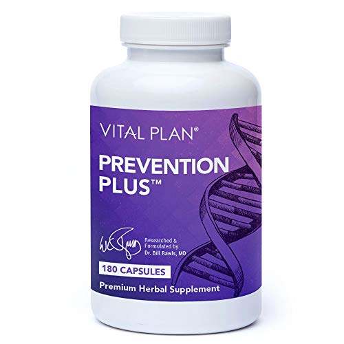 Vital Plan Prevention Plus Daily Multivitamin by Dr. Bill Rawls - Herbal Antioxidant & Multimineral for Women & Men - Vitamins A B D C E, Biotin & Zinc