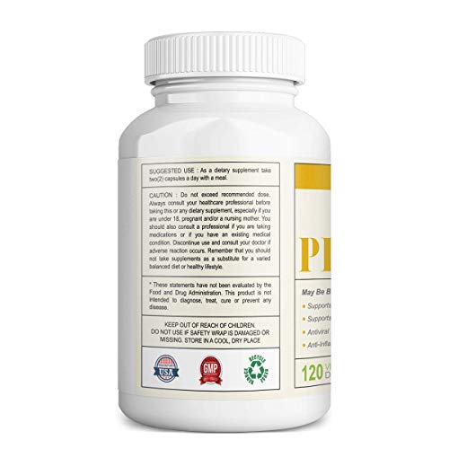 Vitapia Bee Propolis 1000mg - 120 Veggie Capsules - Non-GMO - Supports Immune System and Dental Health, Anti-inflammatory