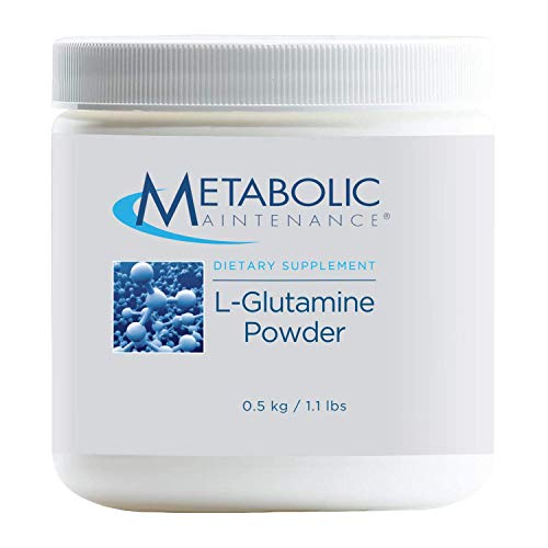 Metabolic Maintenance L-Glutamine Powder - 1000mg Pure Amino Acid Supplement, Easy Drink Add-In - Support for Gut + Intestinal Health, Immune Function, Exercise + Muscle Recovery (500g / 500 Servings)