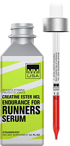 Runners Creatine Serum | Higher Speed, Longer Run, Cellular Energy, Faster Recovery. Easily Absorbed. Does Not Cause Water Gain. with Creatine HCL + L-Glutamine + L-Carnitine & Guarana Extract