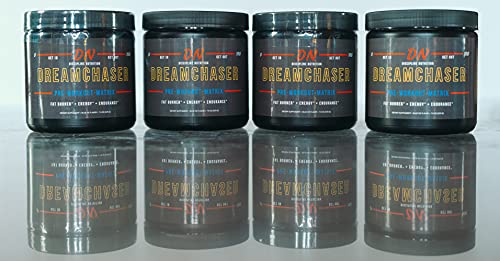 Dreamchaser Pre Workout Matrix Powder | Blue Ice Flavor | Energy, Endurance, Pumps, Mood, Focus Supplement | 30 Servings | Women & Men | Synephrine HCL 30 MG | 250 MG Caffeine