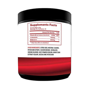 BCAA Plus L-Glutamine by Revlabs - Watermelon Flavor, Branched Chain Essential Amino Acids, Keto Friendly, Post-Workout Muscle Recovery and Muscle Builder, 45 Servings