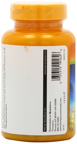 Thompson Bee Pollen , 580 Mg, 100 Capsules, (Pack of 2)