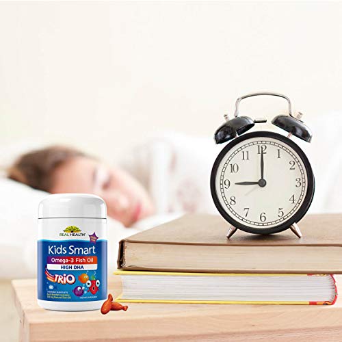 Real Health Kids Smart Trios Omega-3 Fish Oil Chewable Supplements, 60 Count