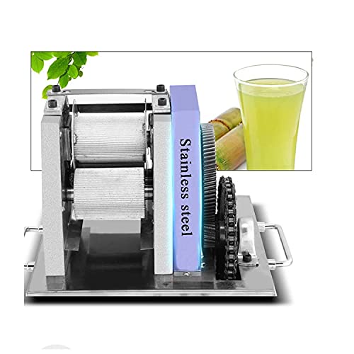 Kolice Commercial Countertop Electric Sugarcane Juicer, Sugarcance juice making machine,Sugarcane Squeezer with ON/OFF Switch for Easy to Use, Manual Slow Masticating Extractor Squeezer with Feed Chute Tray, 350W