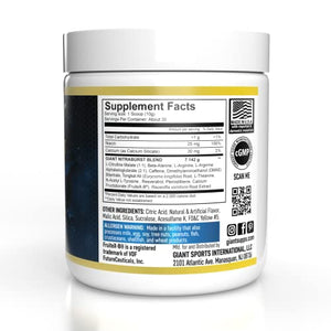 Giant Sports International NITRABURST Pre Workout Powder, Increase Blood Flow, Boosts Strength and Energy, Improve Exercise Performance, Creatine Free (Pineapple, 30 Servings)