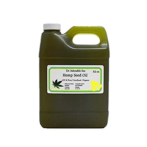 Hemp Seed Oil Organic Pure 32 Oz/ 1 Quart