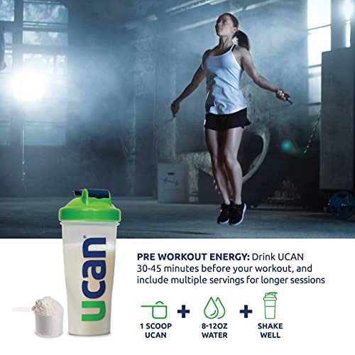 UCAN Sugar Free Pre Workout Powder - Keto Energy Powder - Preworkout Drink for Women & Men with SuperStarch - Caffeine Free & Stim Free Pre Workout - Vegan - Cran-Raz - 30 Servings